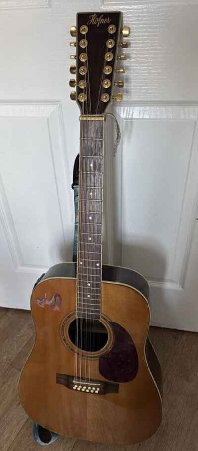 Hofner Sienna Series  12-string Acoustic Guitar RARE