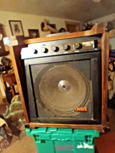 Crate Model CR-1 by SLM  Guitar Amplifier Wood Crate, Vintage 1978 -1979