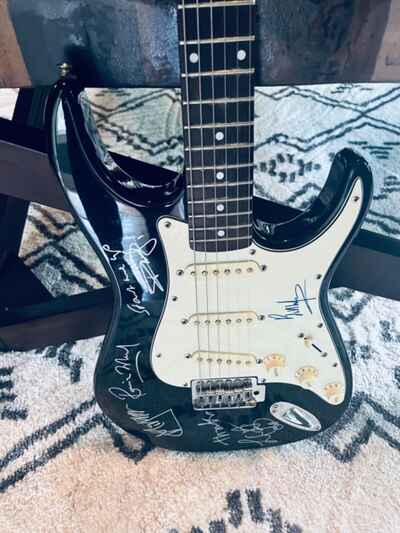 Rolling Stones Hand Signed "Start me Up" Peavey Strat Guitar - All 5