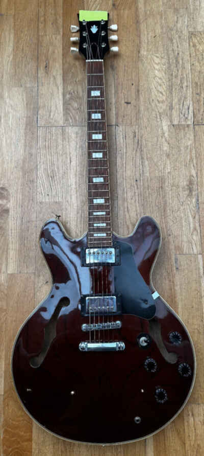 335 STYLE GUITAR MADE IN JAPAN, 1970s by SATELLITE