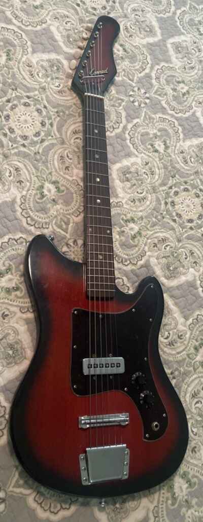 1960s / 70s Conrad 1 Pickup Electric Guitar. Model 1244