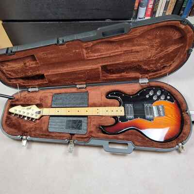 Peavey T-60 Sunburst Electric Guitar Excellent Condition Contour Case VTG Maple