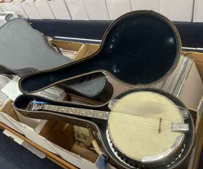 1927 Bacon Tenor Style C Banjo Student Model With Resonator