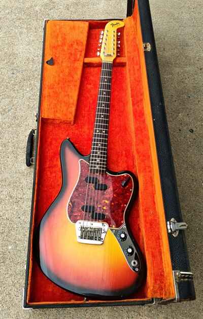 1966 Fender Electric XII Vintage 12 String Sunburst w /  Case