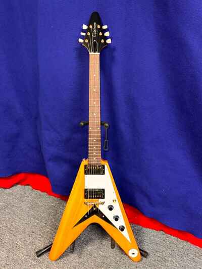 Epiphone 1958 Korina Flying V Electric Guitar . Excellent Condition