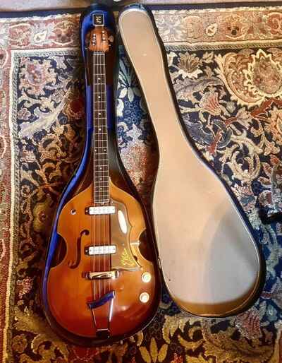 Vintage Circa 1966 Eko Model 995 Violin Bass, The Grass Roots