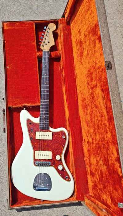 1960 Fender Jazzmaster Guitar with Case-1963 Neck