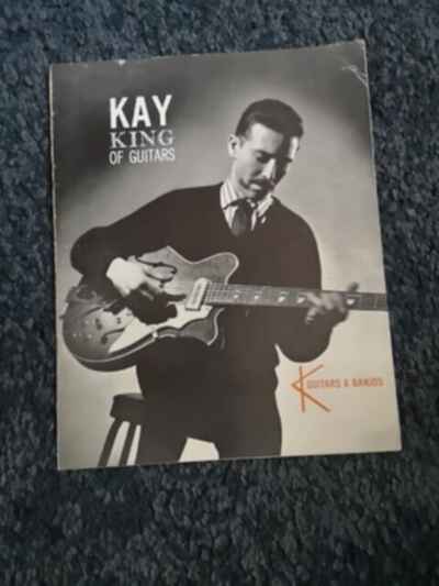 Vintage Kay USA Guitar catalogue 1960s  Electric King Of Guitars