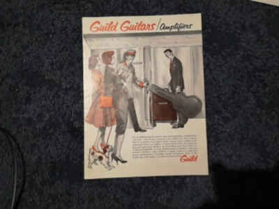 Rare 1960s Guild Electric Guitar And Amplifier Catalogues