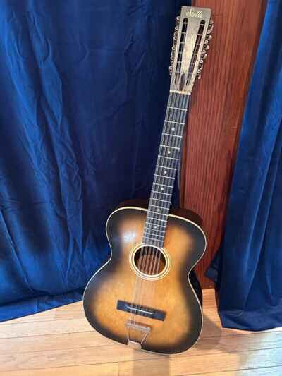 Vintage 1965 Harmony ??Stella?? 12 String Acoustic H913 ~ USA ~  Ready to Play!!