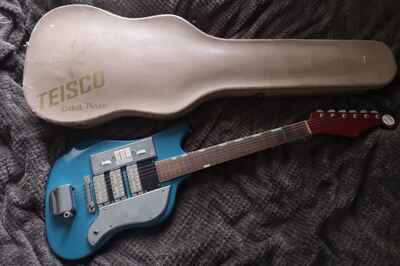 Rare TEISCO Ssl-3 Orbit 3  Electric Guitar - Japan Mott The Hopple With Case