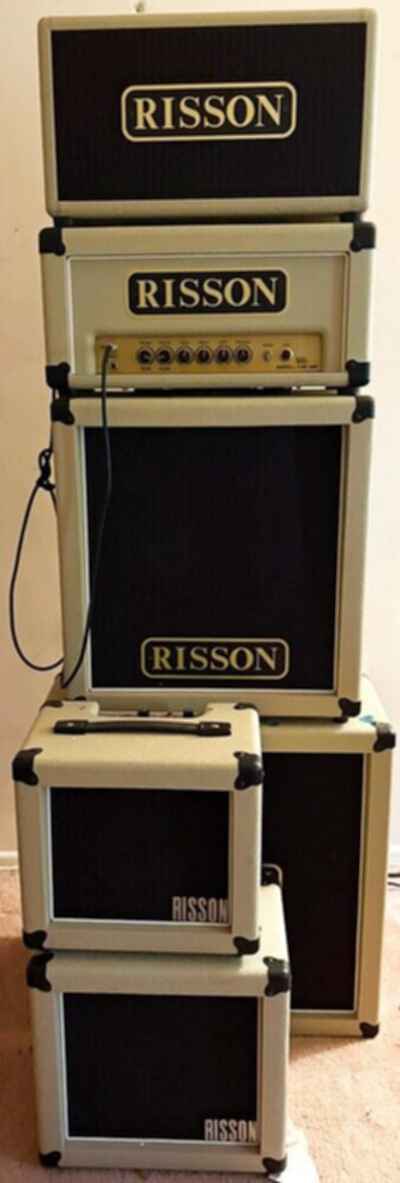 Risson Amplifier Stack, Reverb Tank, Tube Amp 1X8 and Tube Amp 1X10 * Vintage *