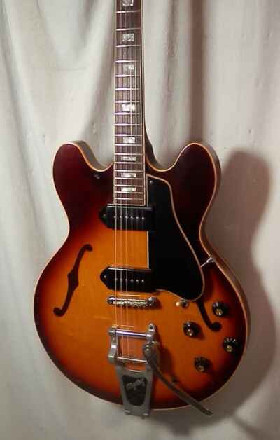 Gibson ES330TD Sunburst Thinline Hollow Body Electric Guitar 1973 Factory 2nd