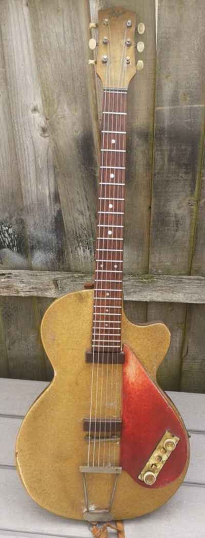 1950s Hofner 162  Colorama vintage electric guitar Rare Germany + Case