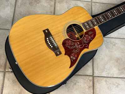 1971 Yamaha FG-300 red label Acoustic Guitar Natural with case