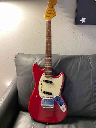 1966 Fender Mustang Red