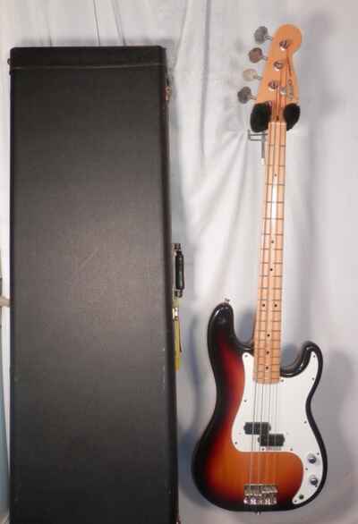 Fender Precision Bass Sunburst electric bass 34" Scale Made in Japan 1984-87