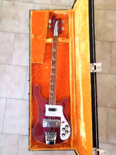 Rickenbacker 4001S made in U S.A. Lefty Electric Bass  1975  pari al Nuovo