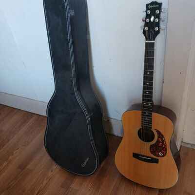 Vintage 1980 Epiphone  Acoustic Guitar With Case