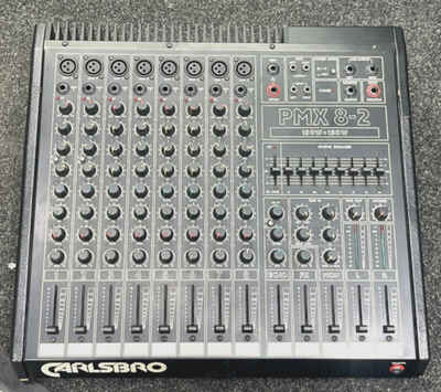 Carlsbro PMX-8-2 - Vintage Mixer with Delay and Graphic EQ - 150+150W