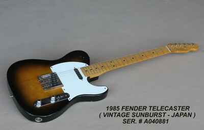 1985 Fender Telecaster Japan A serial