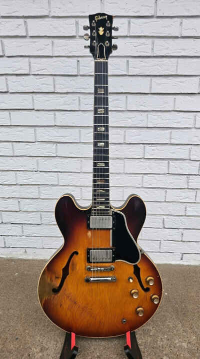 1962 Gibson ES-335 Sunburst Semi-Hollowbody Guitar w / OHSC! -LL