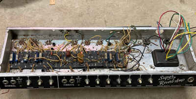 1967 Fender Super Reverb For Parts Or Repair