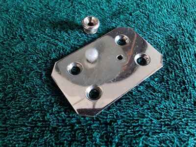 VOX LYNX 1960 GUITAR NECK PLATE (spares or repairs)