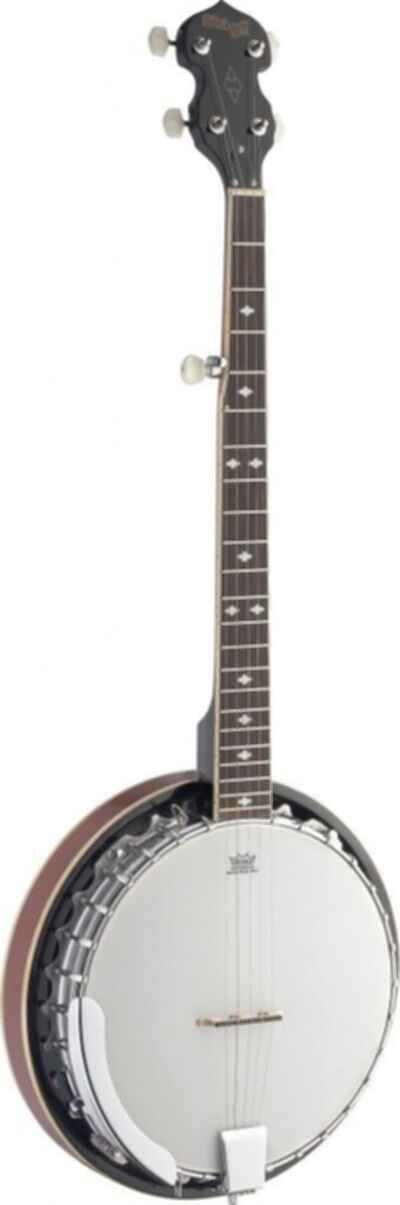 Stagg BJM30 DL 5-saiten Bluegrass Deluxe Banjo m. Metall-Kessel