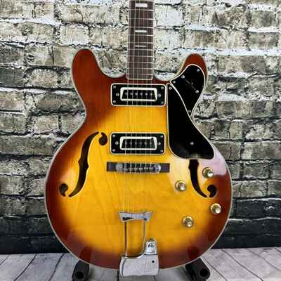 Vintage Univox 335 Style Hollowbody Guitar W / Case - (Used)