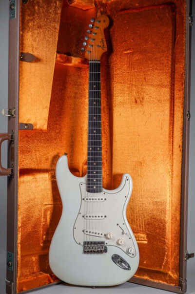 1959 Fender Stratocaster White Refin Vintage Electric Guitar w / HSC