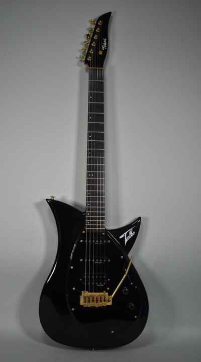 1980s Tokai Talbo Aluminum Body Black Finish Electric Guitar