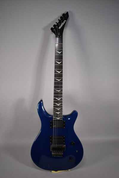 1980s Washburn RS-8V Blue Finish Electric Guitar