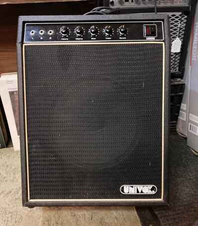 UNIVOX U65RD Combo S / S Amplifier Working Partially sold AS IS LOCAL PICKUP ONLY