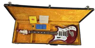 Teisco Del Rey Spectrum 4 Guitar w /  Orig. Case, Paperwork