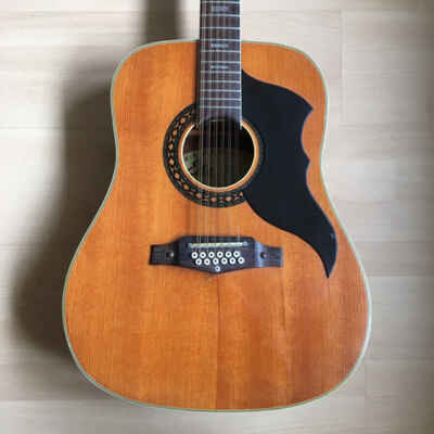 Vintage EKO Ranger 12 String Acoustic Guitar Playable Condition circa 1973 Italy