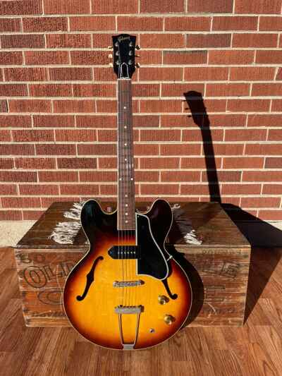 1962 Gibson ES-330T Hollowbody Electric Guitar Sunburst ES330