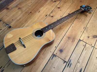 Brandoni Custom R B.4 EL Electro Acoustic Bass Guitar Pre Owned Eko