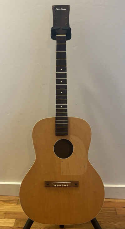 Vintage Airline Flat Top Acoustic Project Guitar 1960