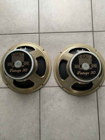 2x Celestion vintage 30 12?? 16ohm