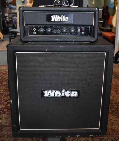 c. 1973 White W-100 w /  4x12" Cabinet Black