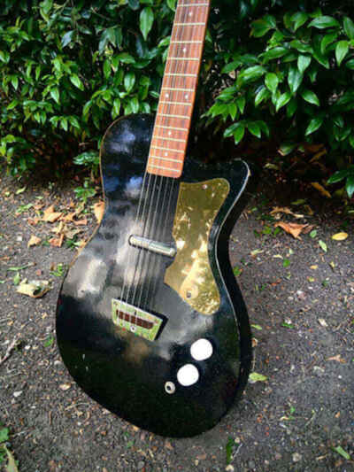 Danelectro U1 3 / 4 Model RARE 1959 - Black Sparkle