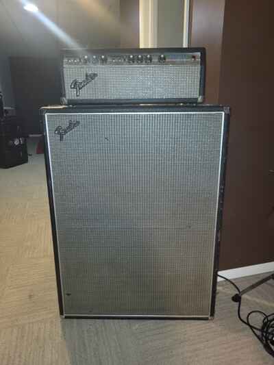 1973 Fender Baseman 50 Amp and (4) 10" speaker cabinet