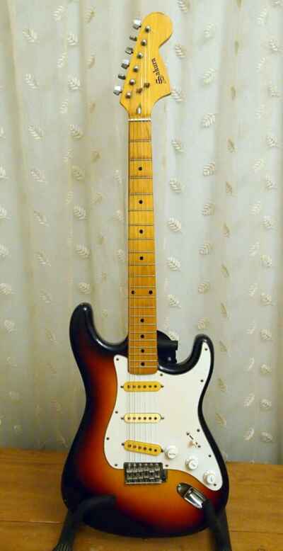 Vintage Stratocaster Made in Japan 1971 Sunburst Sakura Rare see text