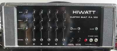 HIWATT DR112 AMP HEAD 1975 Vintage - 100w