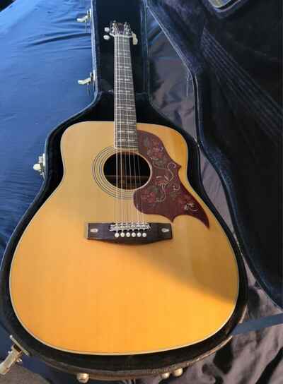 1974 FG300 Yamaha Tan Label Acoustic Guitar