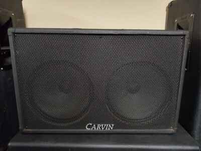 Carvin 212 120 Watt 8 Ohm 2x12 Open Back Speaker Cabinet Celestion Vintage 30