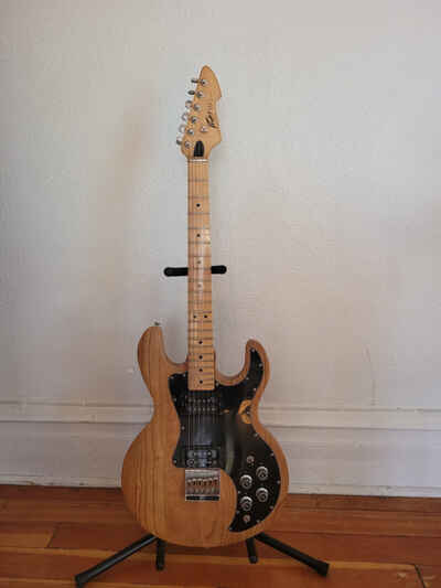 Vintage Peavey T-60 Natural Finish Electric Guitar 1979