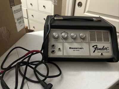 Fender Bassman SP3100 1969 / 70 Rare Solid State Amp Head Plugged In Lights Up