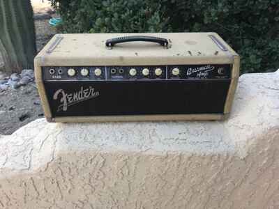 FENDER AMP 1961 BASSMAN TUBE RECTIFIER HEAD ONLY ORIGINAL GOOD WORKING CONDITION